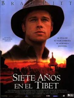 Cartel de Siete años en el Tíbet
