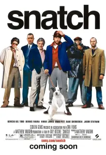 Cartel de Snatch, cerdos y diamantes