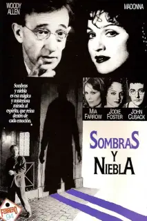 Cartel de Sombras y niebla