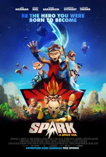 Cartel de Spark, una aventura espacial