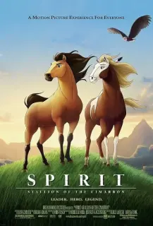 Cartel de Spirit: El corcel indomable
