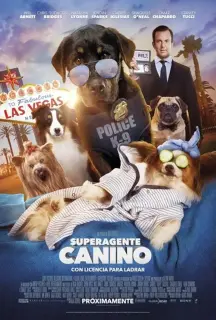 Cartel de Superagente canino