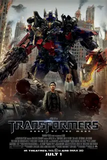 Cartel de Transformers: El lado oscuro de la luna