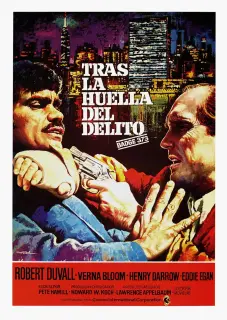 Cartel de Tras la huella del delito