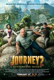 Cartel de Viaje al centro de la Tierra 2: La isla misteriosa
