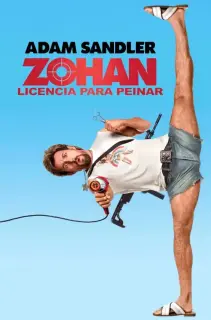 Cartel de Zohan: licencia para peinar
