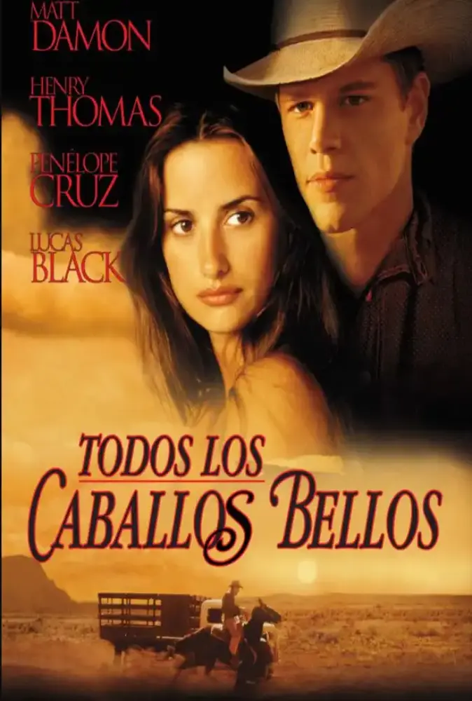 Cartel ampliado de Todos los caballos bellos