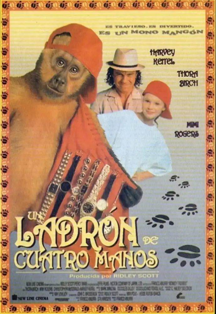 Cartel ampliado de Un ladrón de cuatro manos