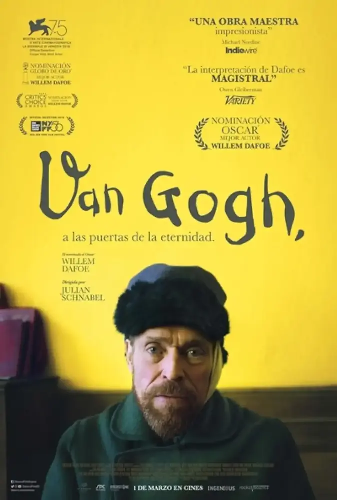 Cartel ampliado de Van Gogh, a las puertas de la eternidad