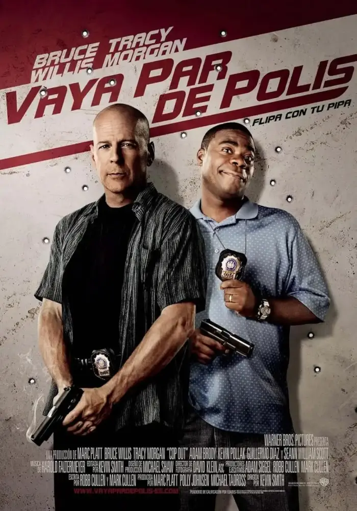 Cartel ampliado de Vaya par de polis