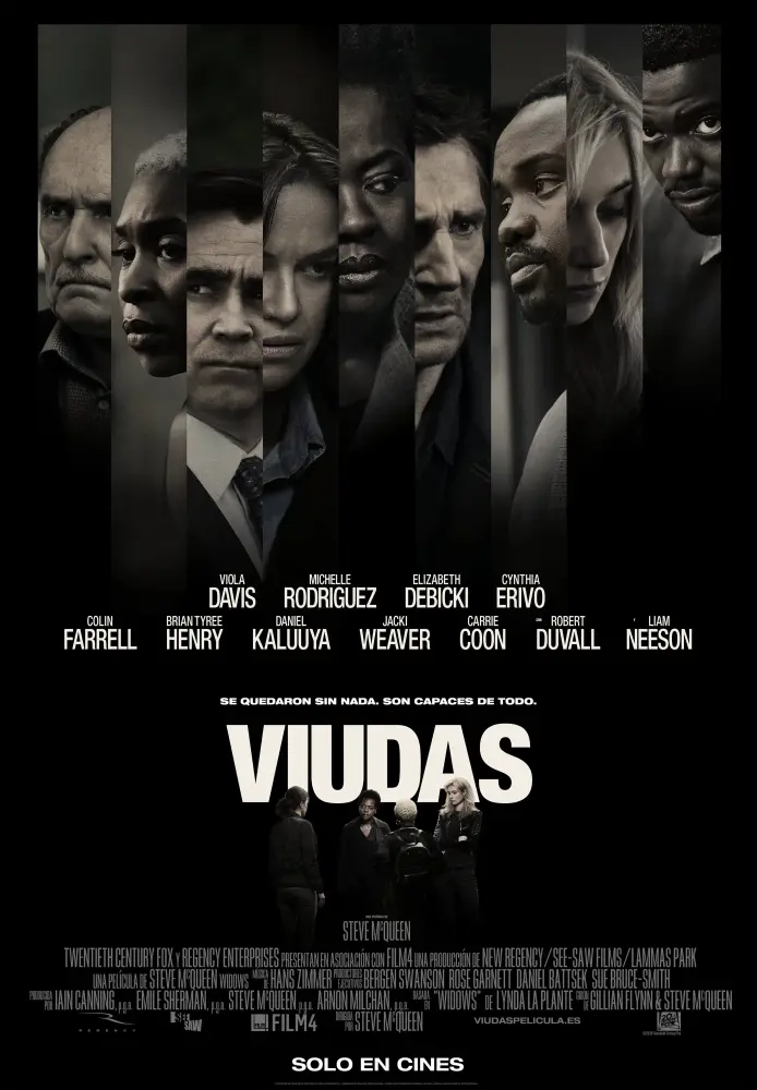 Cartel ampliado de Viudas