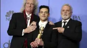 Brian May y Roger Taylor se felicitan por los Globos de Oro
