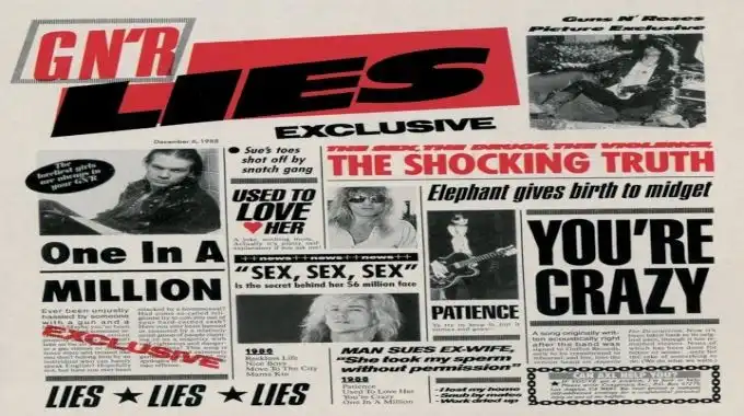 Guns N' Roses, 34 años del álbum 'G N' R Lies' Guns N' Roses, 34 años del álbum 'G N' R Lies'