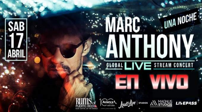 Marc Anthony ofrece concierto gratis por internet Marc Anthony ofrece concierto gratis por internet