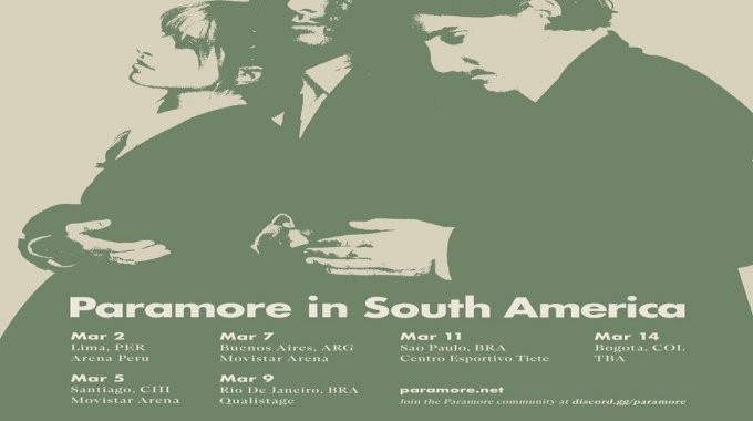 Paramore anuncia gira por Sudamérica en 2023 Paramore anuncia gira por Sudamérica en 2023