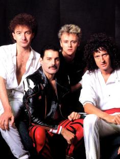 Imagen promocional de Queen para el álbum The Works